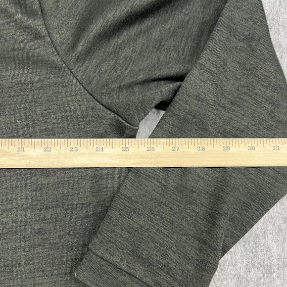 Carbon2cobalt Sweatshirt Mens XL Green Stretch Knit Henley Pullover Shirt Casual - Picture 11 of 16